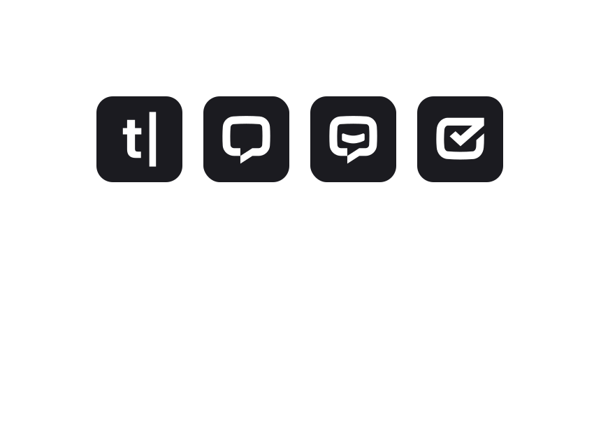Text.com Official Partner Badge featuring LiveChat, ChatBot, and HelpDesk